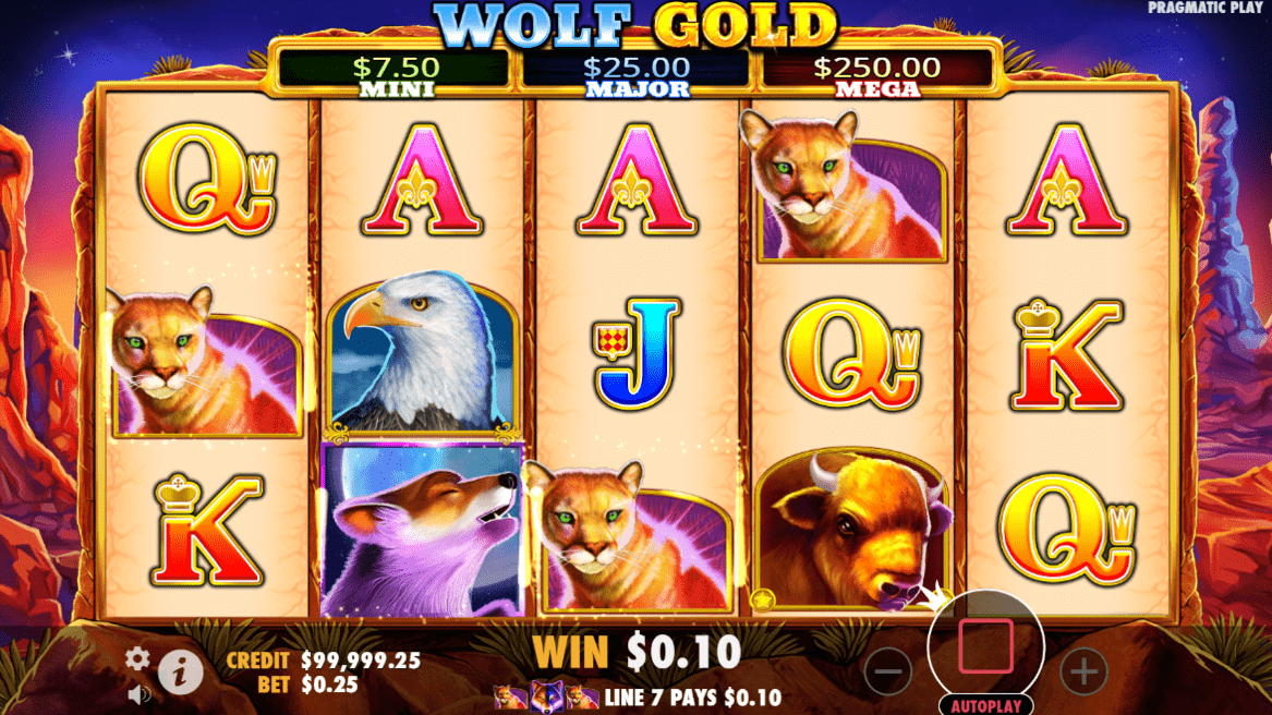 Prévia de Wolf Gold slot #2