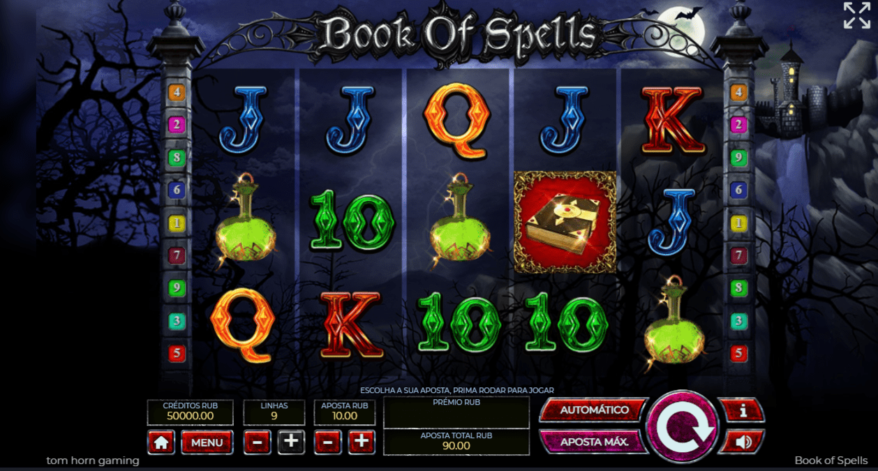 Prévia da análise da slot Book of Spells #1 