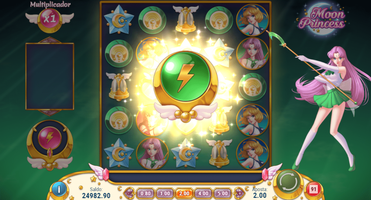 Prévia de Moon Princess slot #1