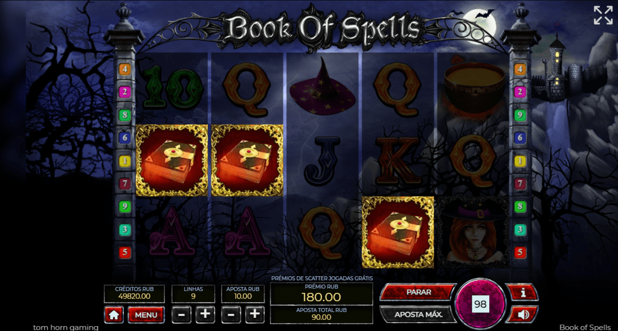 Prévia da análise da slot Book of Spells #2