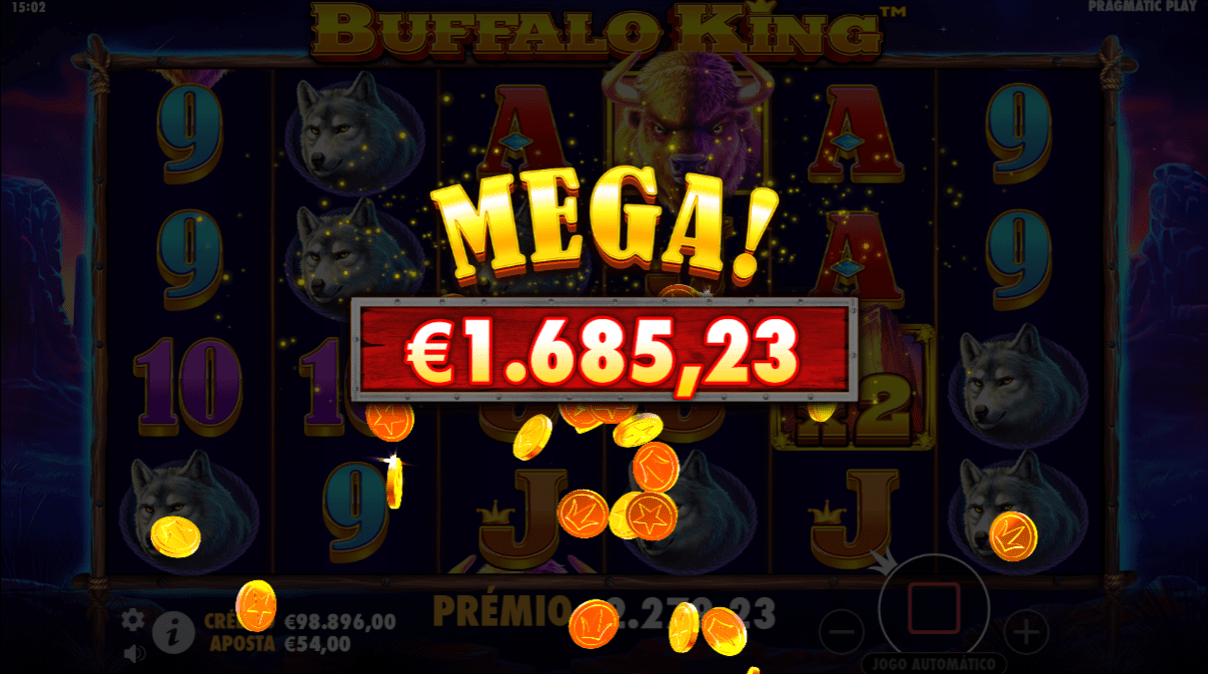 Prévia da análise da slot Buffalo King #3