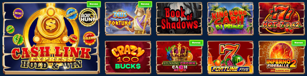 Prévia dos slots do cassino Wazamba